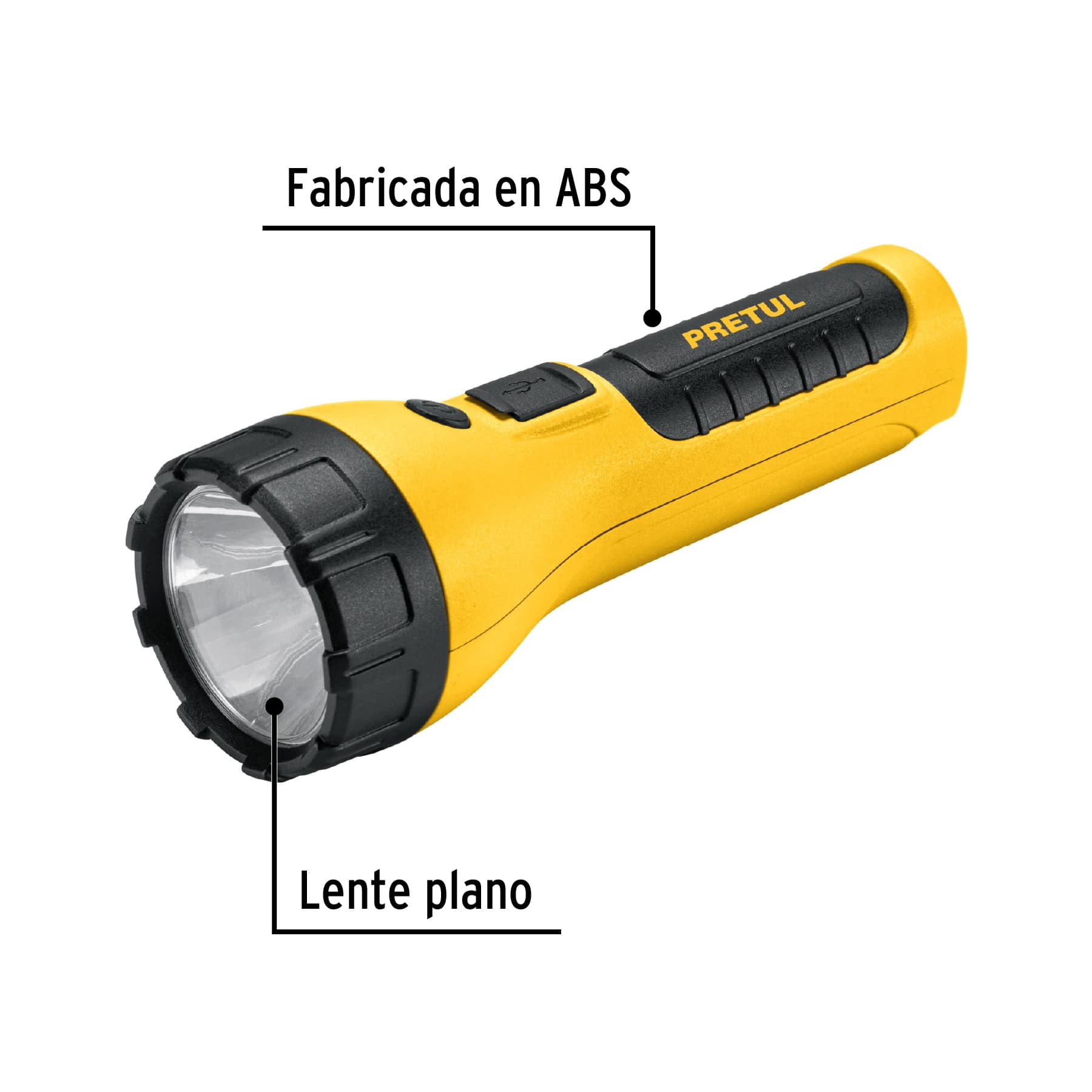 Lire P Linterna Pl Stica Recargable De Led L Menes Pretul