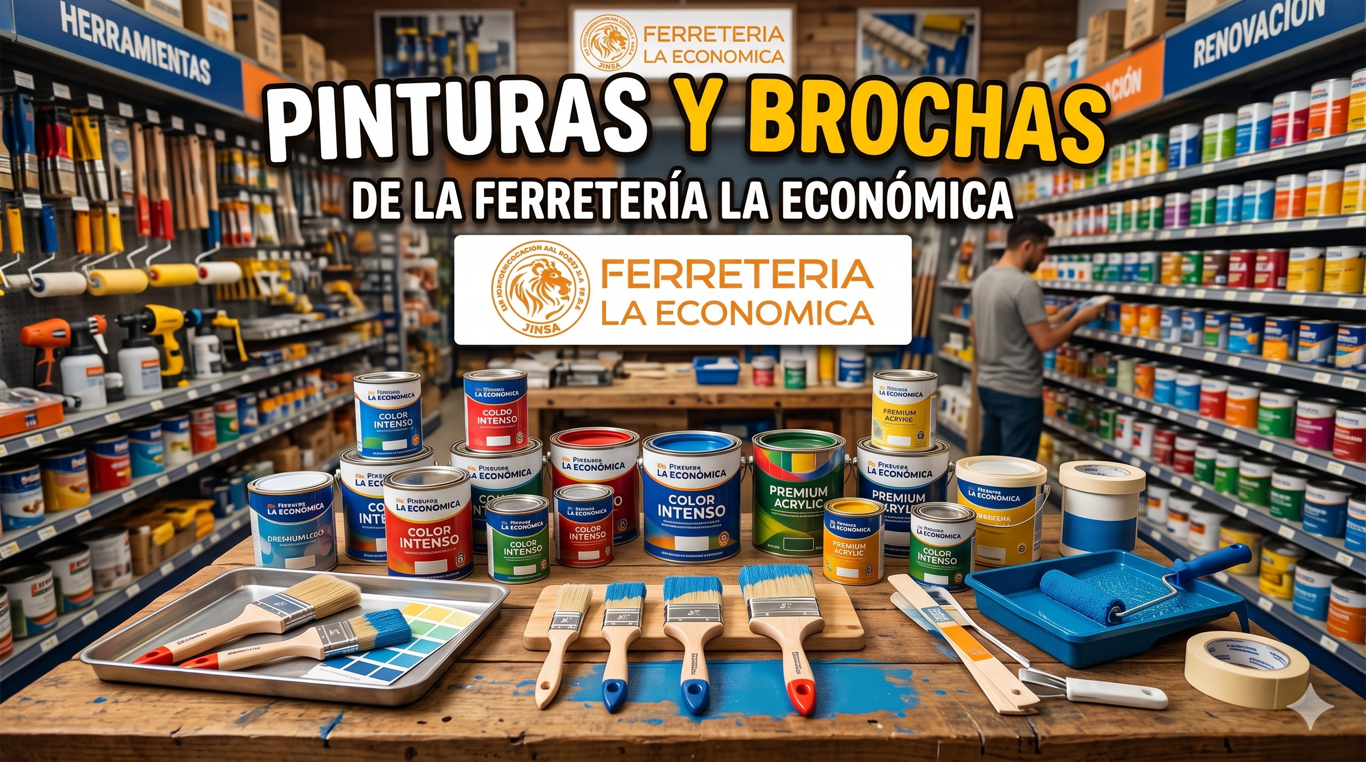 Pintura-y-Brochas Ferreteria la economica