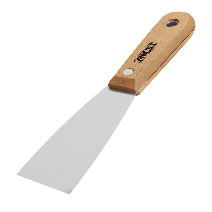 100108 Espatula rigida con mango de madera de 2"