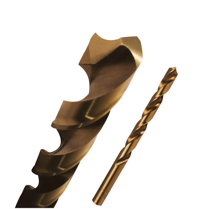 100387 Broca de alta velocidad de 5/16" dorada, en blister