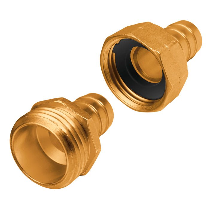 102403 Conexion HEMBRA y MACHO de laton de 1/2"