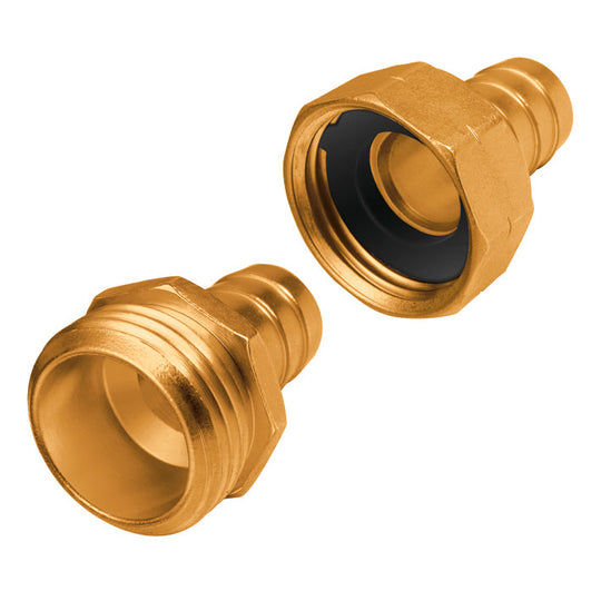 102404 Conexion HEMBRA y MACHO de laton de 5/8"