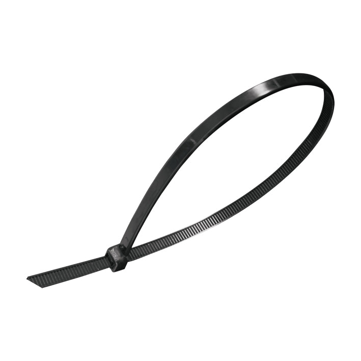 103012 Cincho de plastico de 165 x 2.5 mm- color negro (50 pzs bolsa)