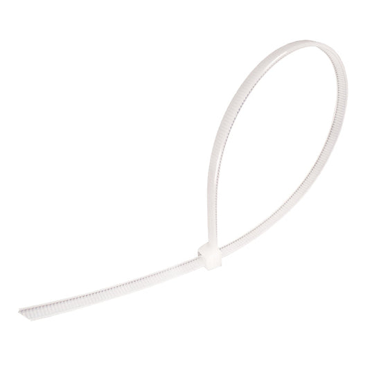 103001 Cincho de plastico de 100 x 2.5 mm- color natural (100 pzs bolsa)