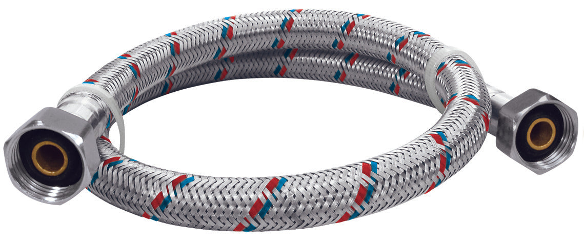 103307 Manguera flexible para fregadero de 55 cm- 1/2" x 1/2"