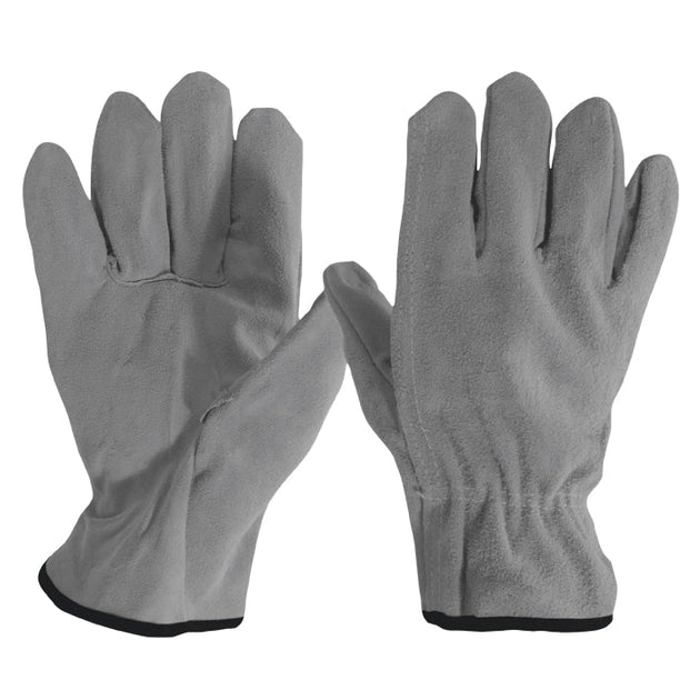 103703 Guante de carnaza corto con banda ajustable