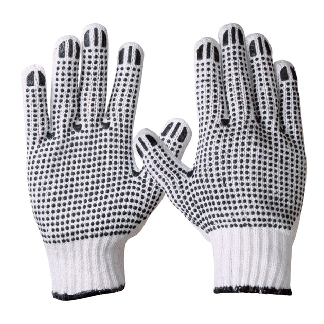 103705 Guante de algodon con puntos de PVC en ambos lados