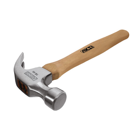 105001 Martillo mango madera uña curva 16 Oz.