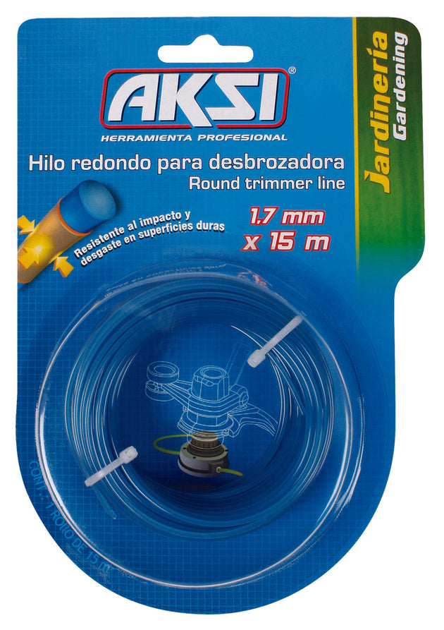 107302 Hilo redondo para desbrozadora de 0.080" - 2 mm