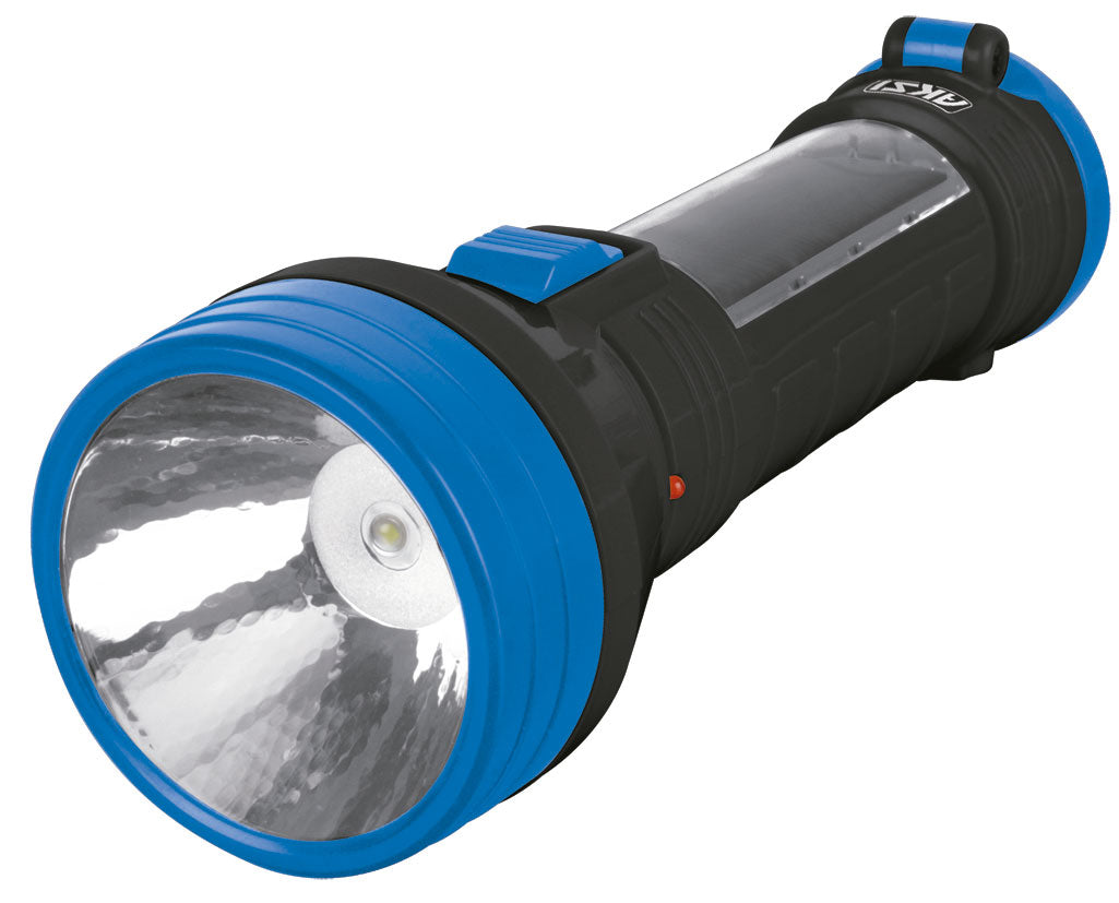 111656 Linterna ecologica con cargador solar (700 mAh), soft touch - AK