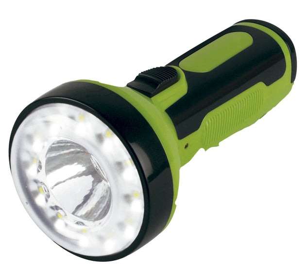 111661 Linterna Jungle Explorer verde: Led 2W + 12 SMD (800 mAh) - AK