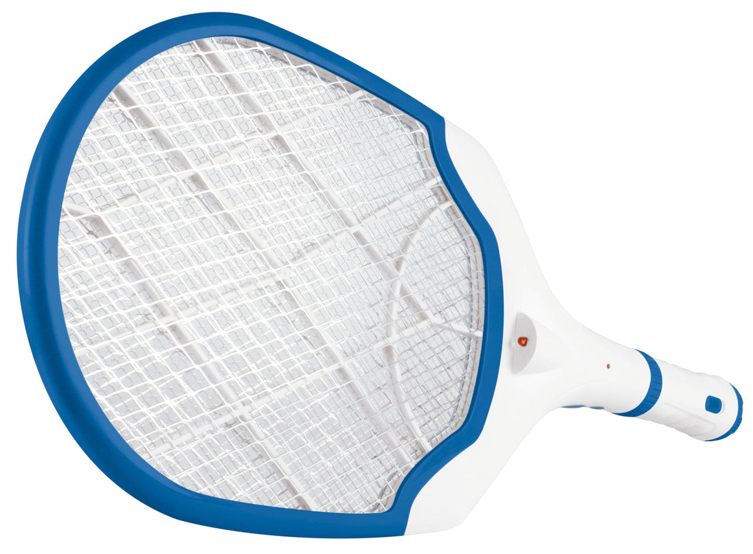 111695 Raqueta mata mosquito + linterna recargable: Led 0.5W (600 mAh) - AK