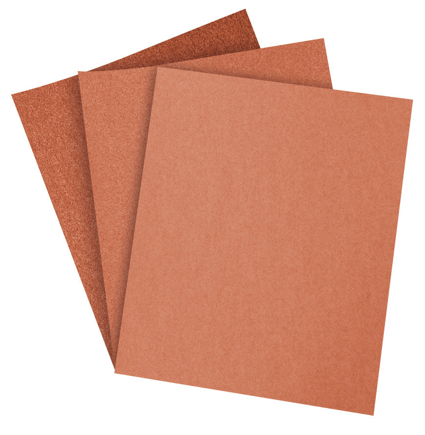 113325 Lija para madera papel kraft grano 50 caja 25 pzs.