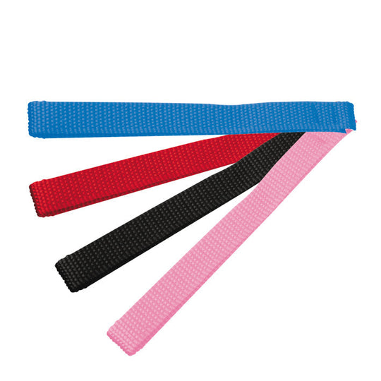 113528 Cadena para perro cromada 5 mm x 1.20 m color rojo