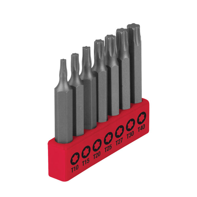 114005 Juego de 7 puntas (T10, T15, T20, T25, T27, T30, T40) 50 mm (2")
