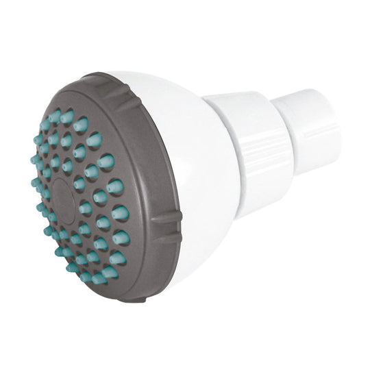114805 Regadera ABS 2 1/2" antisarro blanca - AK