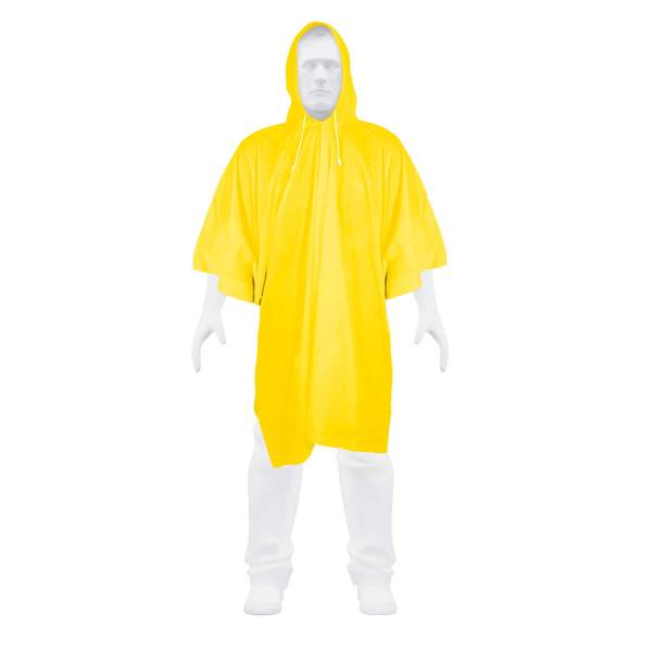 11481 Poncho con capucha amarillo unitalla PONCHOP Pretul