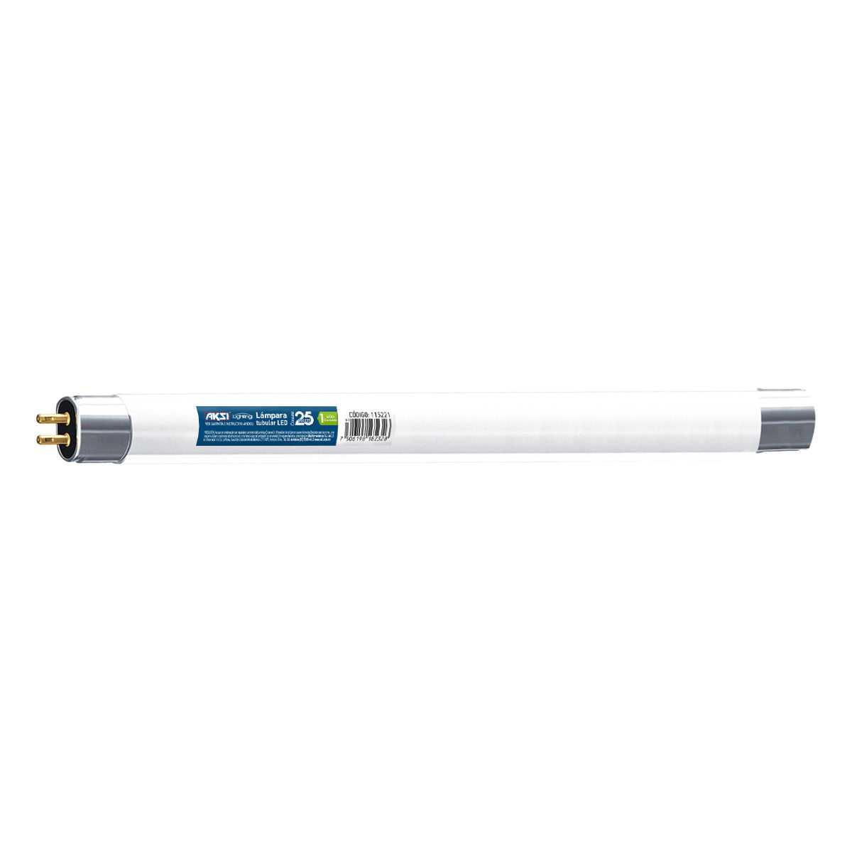115221 Lampara tubular LED T5 de 1200mm, 25W, 6500K, 30,000 hrs. Vida. L. CLASICA
