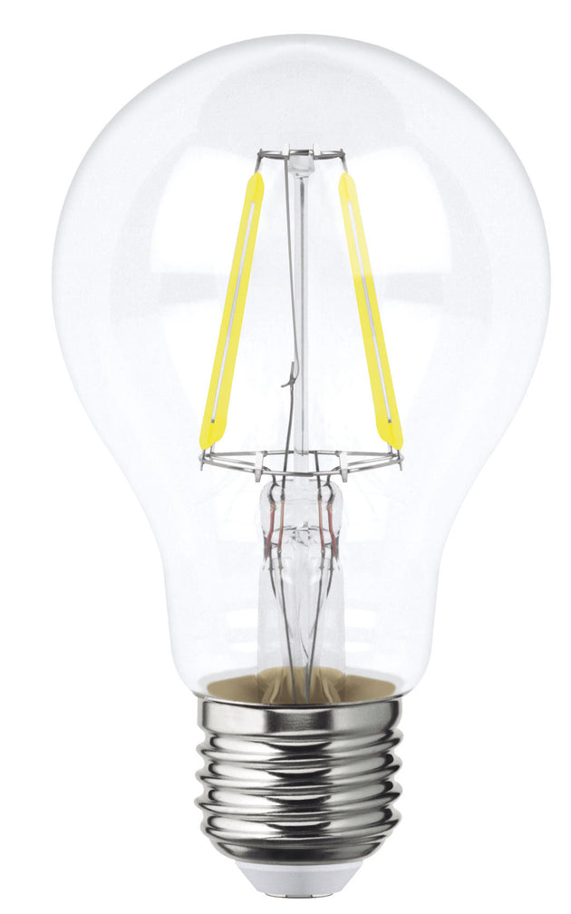 115592 Foco LED filamentos A19 4W luz calida, caja color