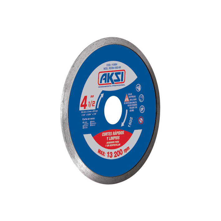 115606 Disco diamantado rin continuo  de 9" - AK
