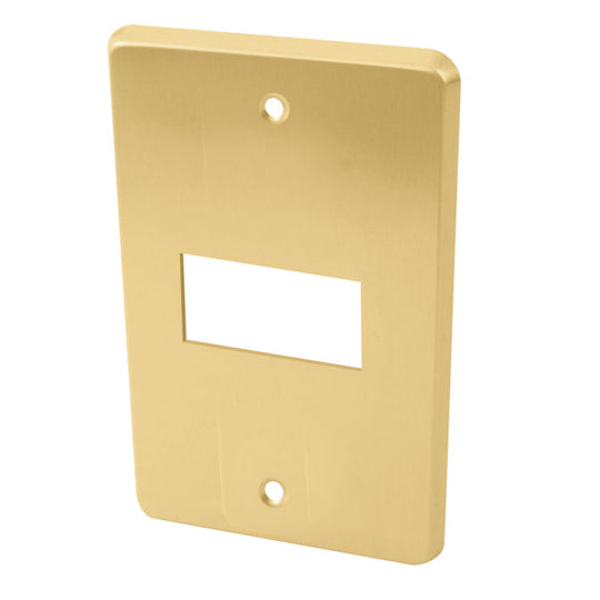 116703 Placa de aluminio de 3 modulos, cabalete