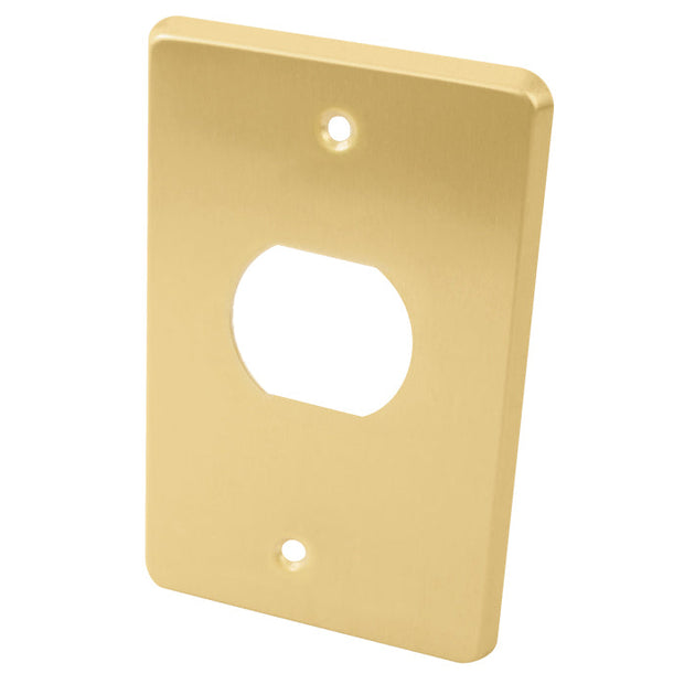 116802 Placa de aluminio, Contacto redondo sencillo