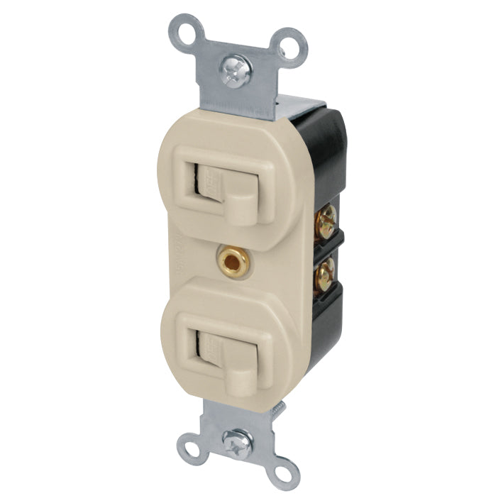 116823 Interruptor de palanca doble horizontal
