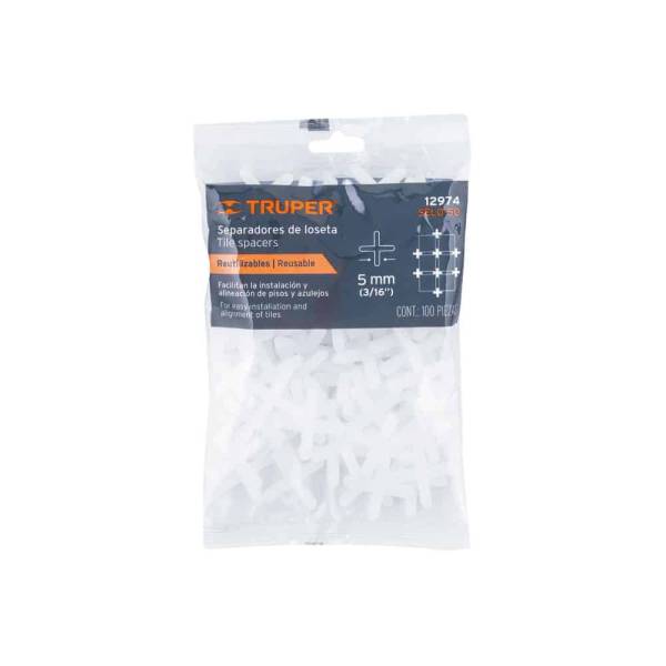 11705 Separador para loseta 05mm con 100 piezas selo-50 Truper