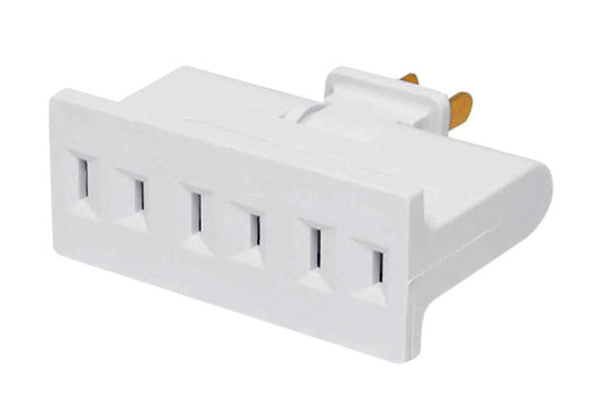 117414 Multicontacto triple polarizado con bisagra