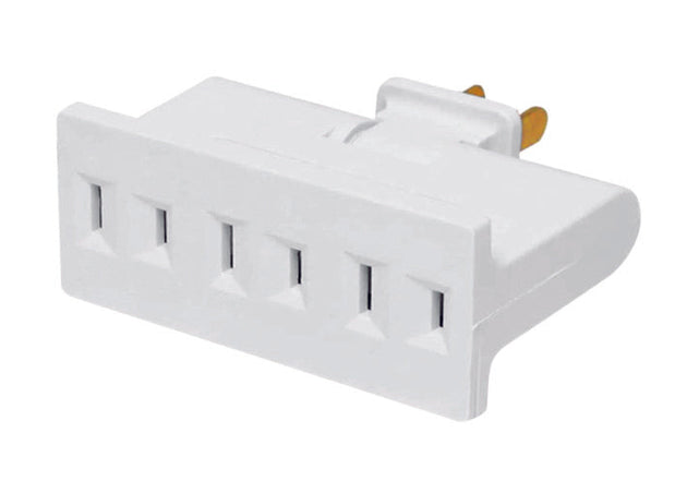 117414 Multicontacto triple polarizado con bisagra