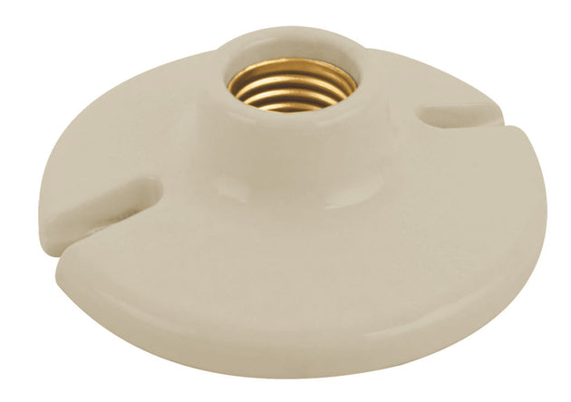 117562 Portalampara redondo para techo 4", baquelita