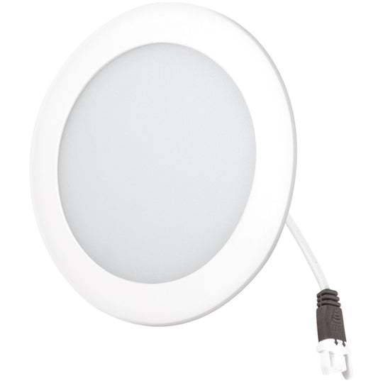 117916 Luminario empotrable circular LED, Linea ECO, 12 W, luz blanca 6500K