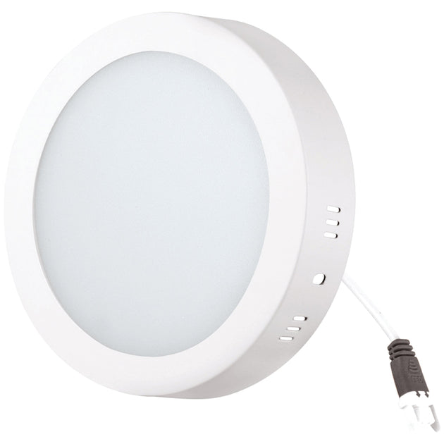 117966 Luminario sobreponer circular LED, Linea ECO, 18 W, luz blanca 6500K