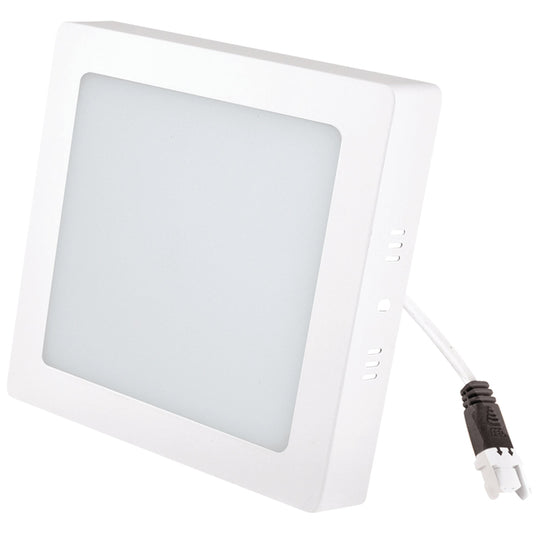 117976 Luminario sobreponer cuadrado LED, Linea ECO, 18 W, luz blanca 6500K