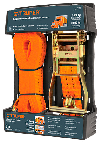 11798 Sujetador con matraca capacidad 1000kg SU3000C Truper