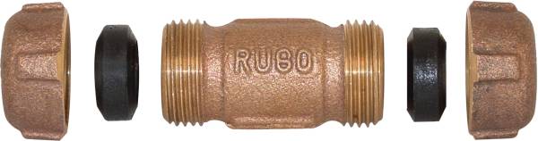 12021 Cople de reparacion 013mm 1/2" bronce 81U Rugo