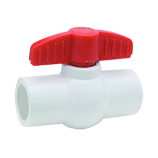 12133 Valvula esfera cementar 050mm 2" PVC 150lbs 4577 Dica DICA
