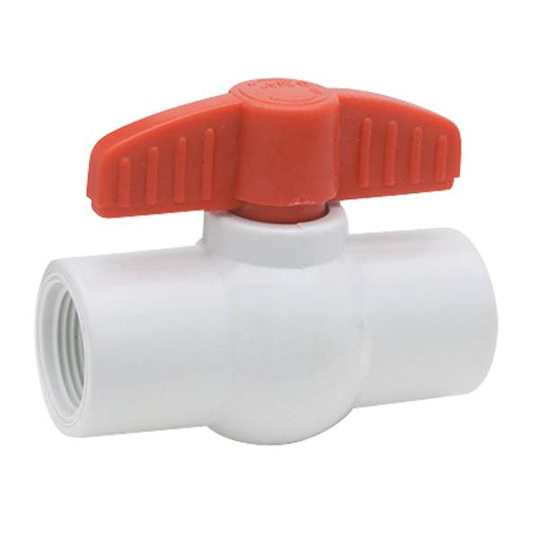 12134 Valvula esfera roscable 013mm 1/2" PVC 150lbs 4570 Dica DICA