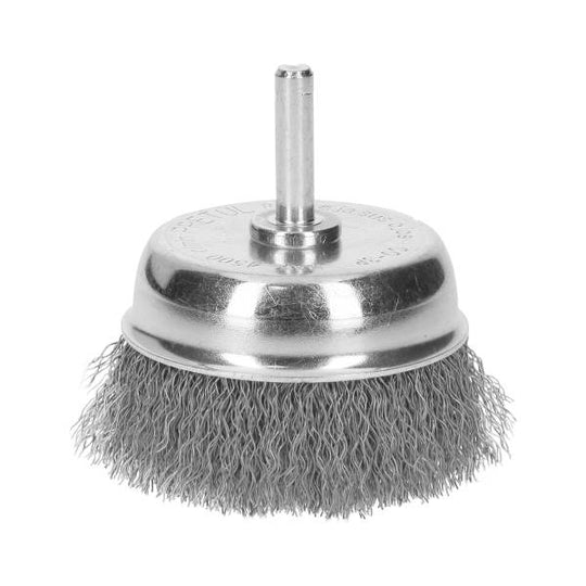 12621 Carda de copa alambre ondulado grueso para taladro de 2-3/4" CO-3P PRETUL