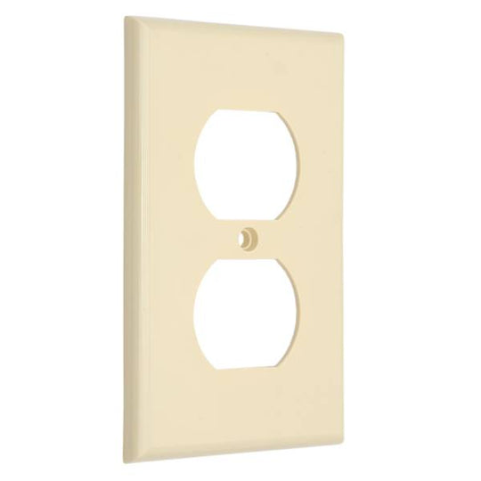 13482 Placa para contacto duplex marfil Americano Kley