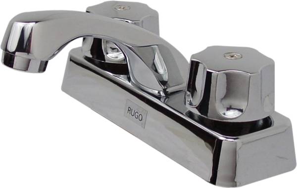 14007 Mezcladora lavabo de bronce tipo standard maneral standard 1/4 de vuelta cromada 23IE Rugo