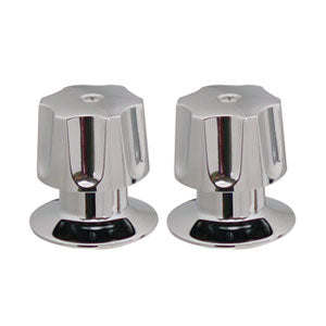 14033 Juego manerales grandes metalico acuario cromado CHME Rugo