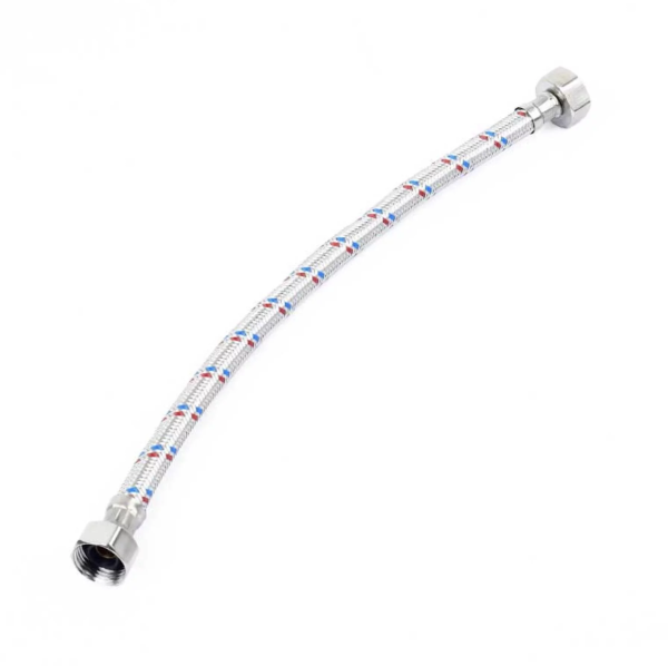 14099 Manguera para sanitario de aluminio 1/2" x 7/8" 035cm Nacobre