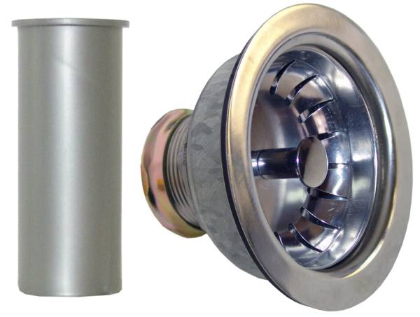 14319 Contracanasta para fregadero de acero inoxidable con tubo plastico ph300 Coflex