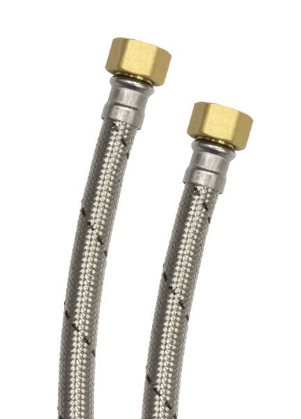 14332 Manguera para boiler de acero inoxidable 019 3/4" x 3/4" 080cm ABA80 Coflex