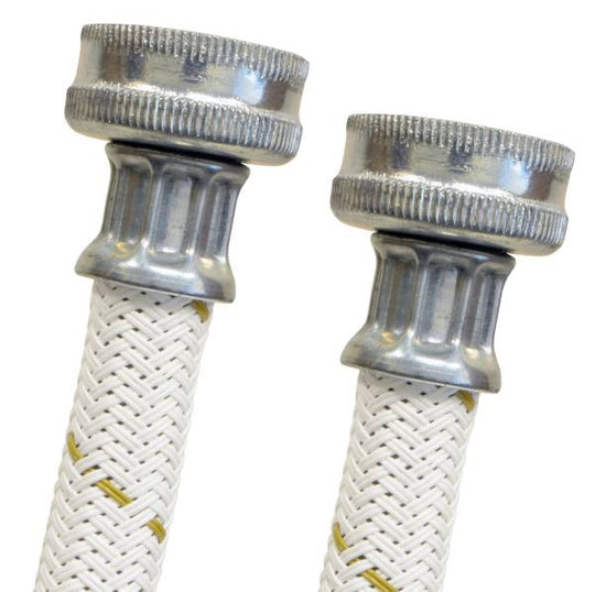 14342 Manguera para lavadora vinil blanco 3/4" x 3/4" 180cm VWBA180 Coflex