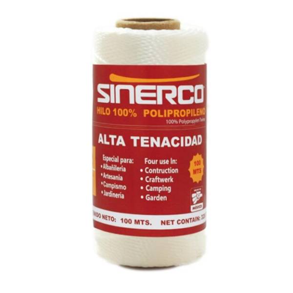 14375 Hilo albañil 100mt 18 blanco SINERCO