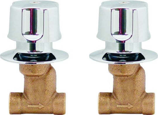 14941 Juego llaves empotrar soldable bronce tauro 30501 Fontanery