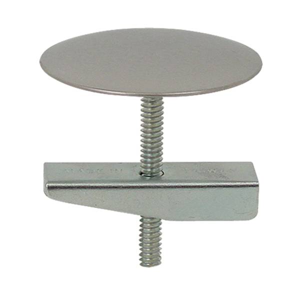 14991 Cubretaladro redondo liso de acero inoxidable cromada 26T Rugo