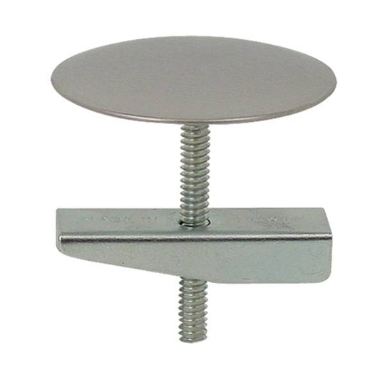 14991 Cubretaladro redondo liso de acero inoxidable cromada 26T Rugo